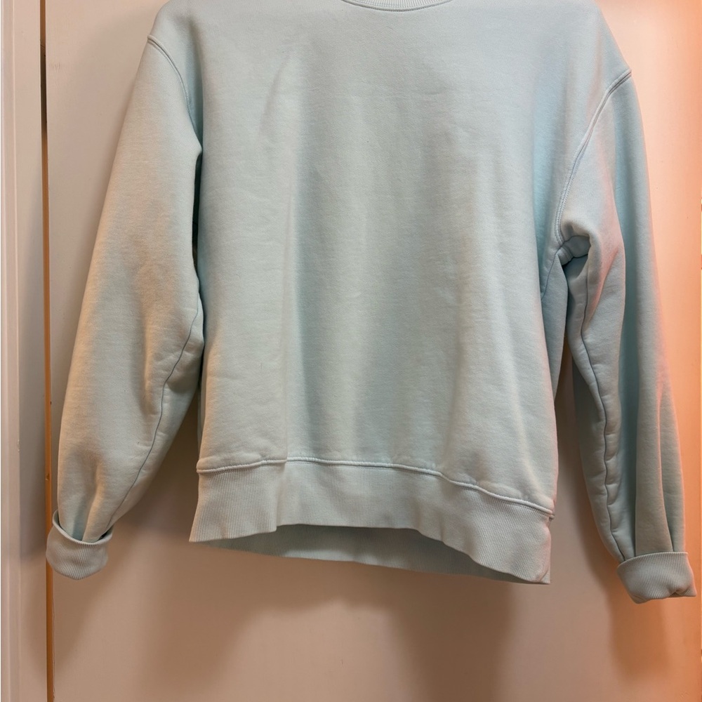 Aritzia Light Blue Crewneck Sweatshirt